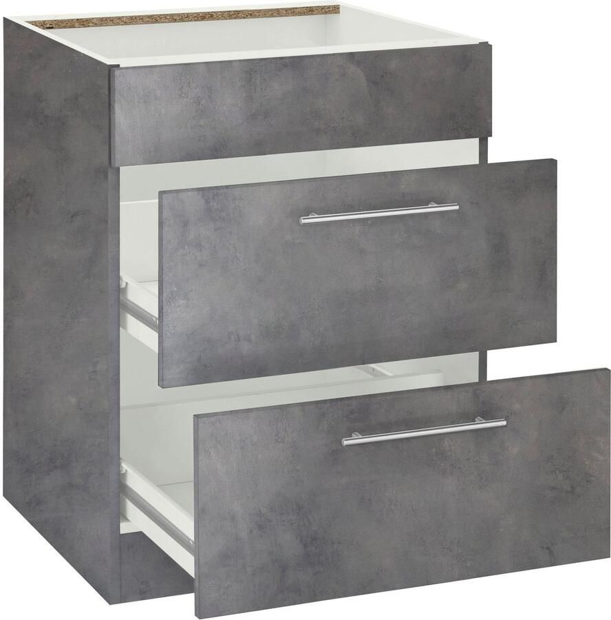 Wiho Küchen Ombouwkast voor fornuis Cali 60 cm breed zonder werkblad - Foto 2