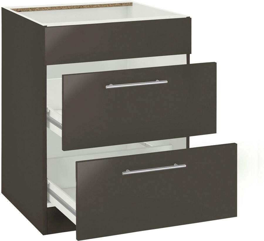 Wiho Küchen Ombouwkast voor fornuis Cali 60 cm breed zonder werkblad