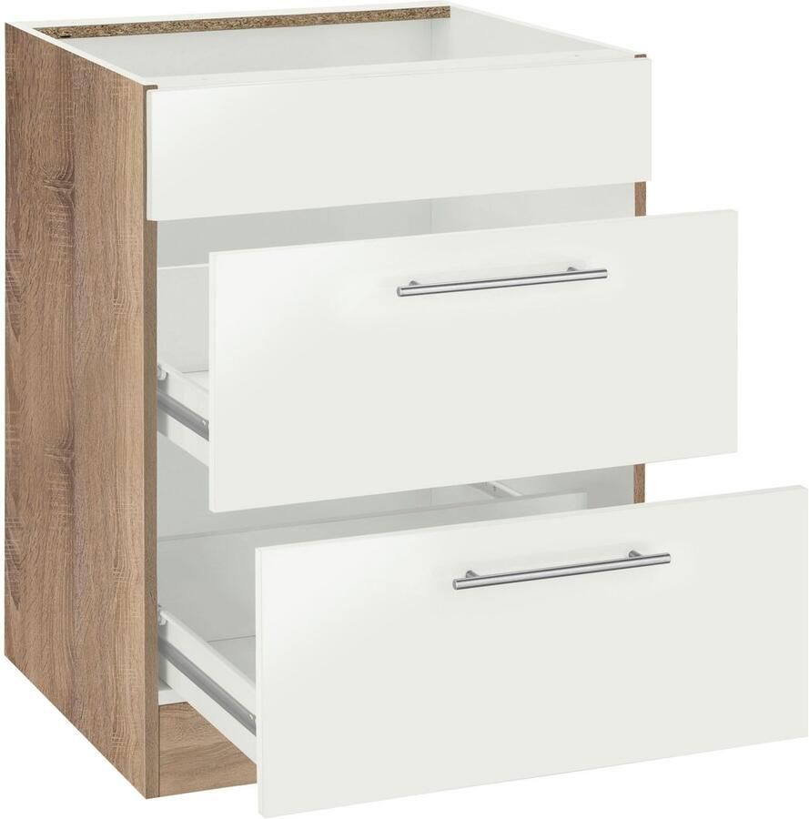 Wiho Küchen Ombouwkast voor fornuis Cali 60 cm breed zonder werkblad