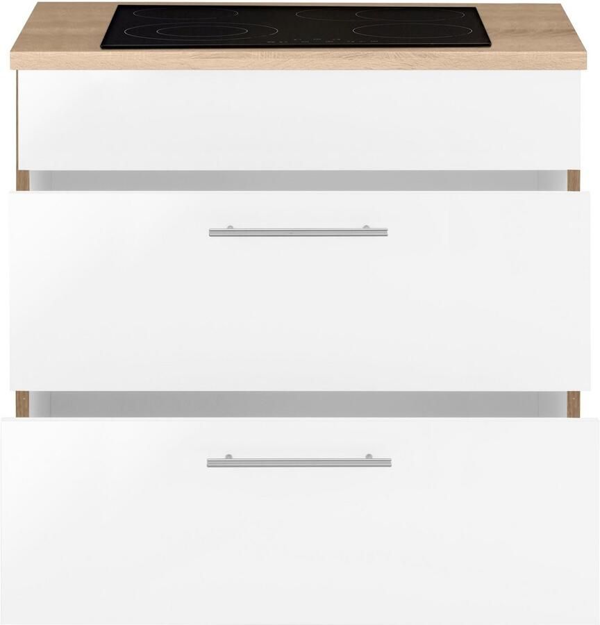 Wiho Küchen Ombouwkast voor fornuis Cali 90 cm breed