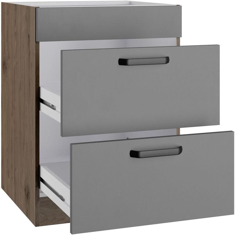 Wiho Küchen Ombouwkast voor fornuis Elba Breedte 60 cm