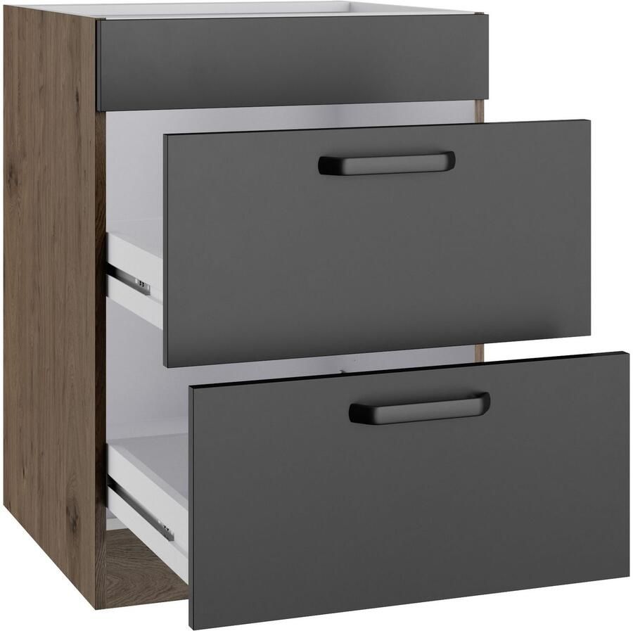 Wiho Küchen Ombouwkast voor fornuis Elba Breedte 60 cm