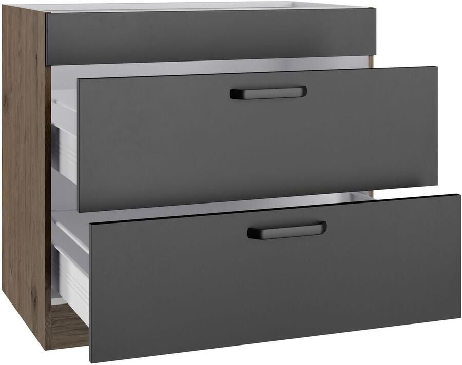 Wiho Küchen Ombouwkast voor fornuis Elba Breedte 90-130 cm - Foto 2