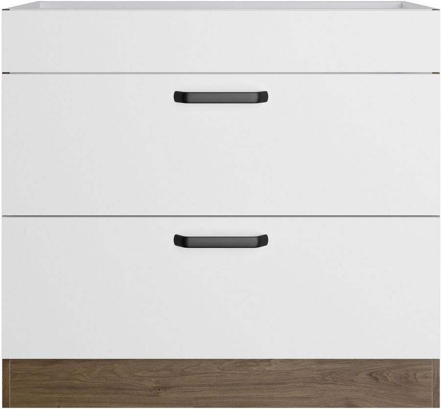 Wiho Küchen Ombouwkast voor fornuis Elba Breedte 90-130 cm