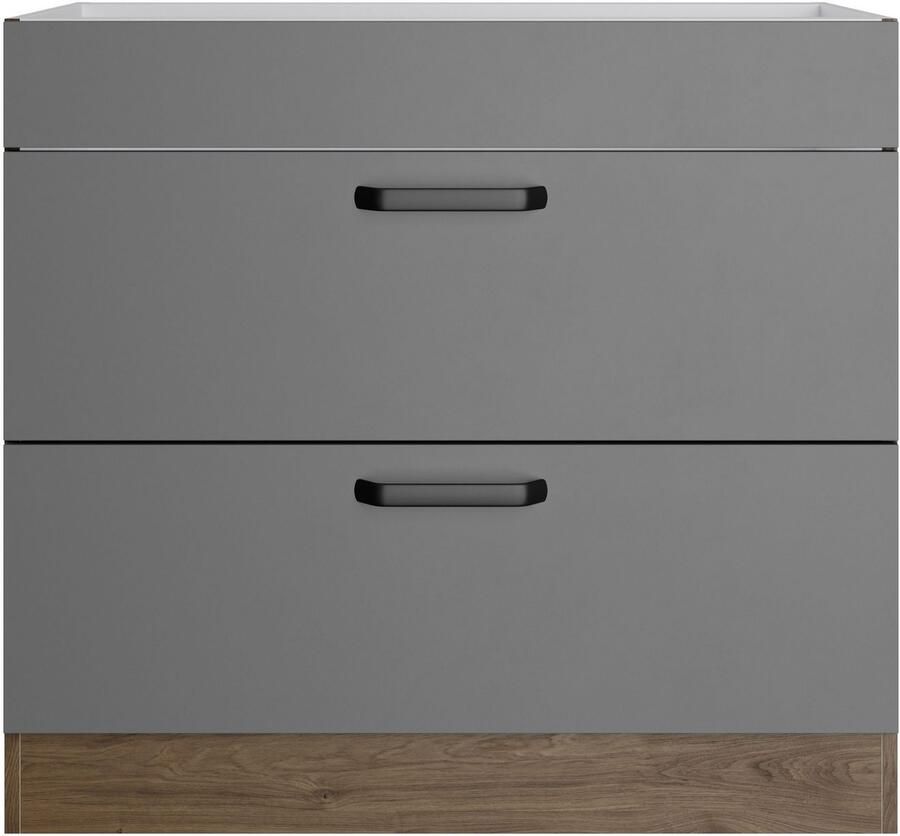 Wiho Küchen Ombouwkast voor fornuis Elba Breedte 90-130 cm