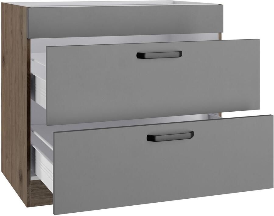 Wiho Küchen Ombouwkast voor fornuis Elba Breedte 90-130 cm - Foto 2