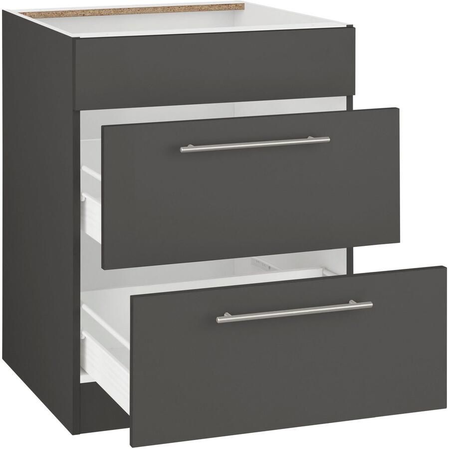 Wiho Küchen Ombouwkast voor fornuis Unna 60 cm breed zonder werkblad