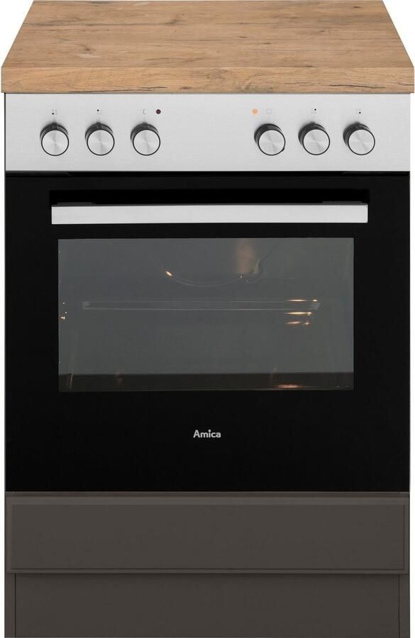 Wiho Küchen Ombouwkast voor oven Erla 60 cm breed met vakkenfront - Foto 3