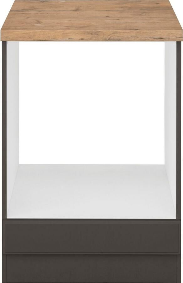 Wiho Küchen Ombouwkast voor oven Erla 60 cm breed met vakkenfront - Foto 4