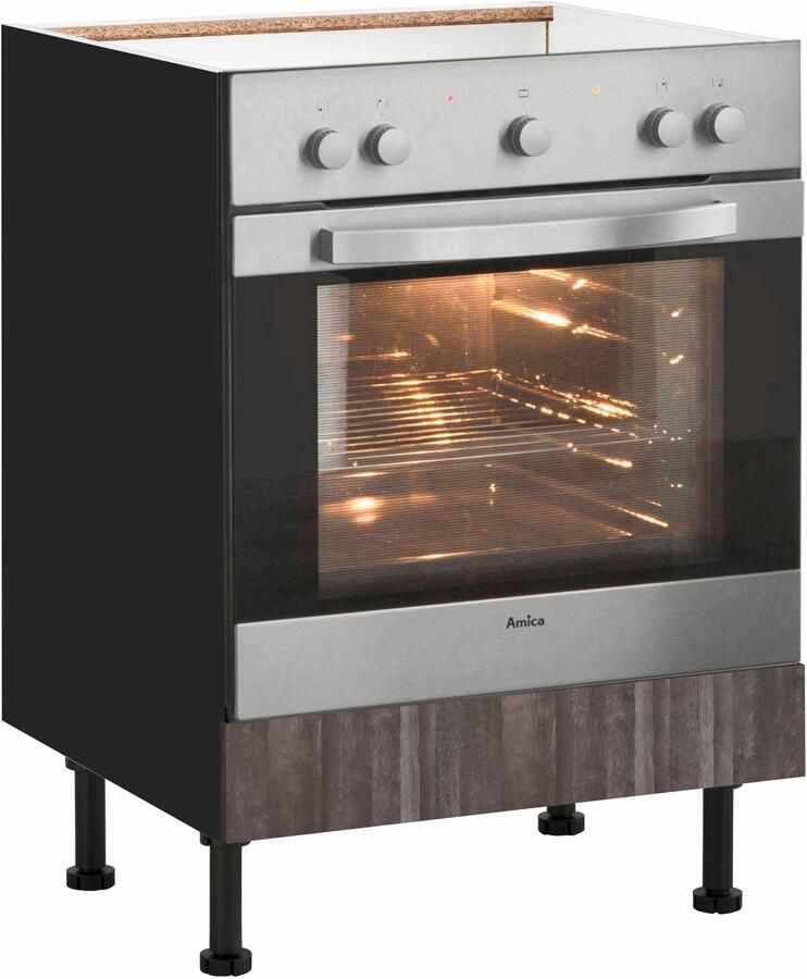 Wiho Küchen Ombouwkast voor oven Nisos 60 cm breed met verstelbare voeten zonder werkblad - Foto 2