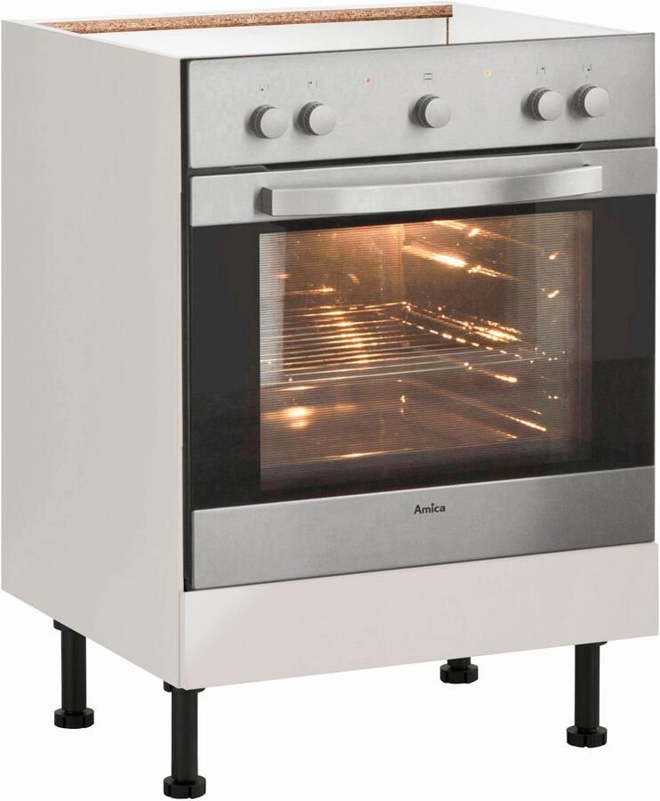 Wiho Küchen Ombouwkast voor oven Nisos 60 cm breed met verstelbare voeten zonder werkblad - Foto 2