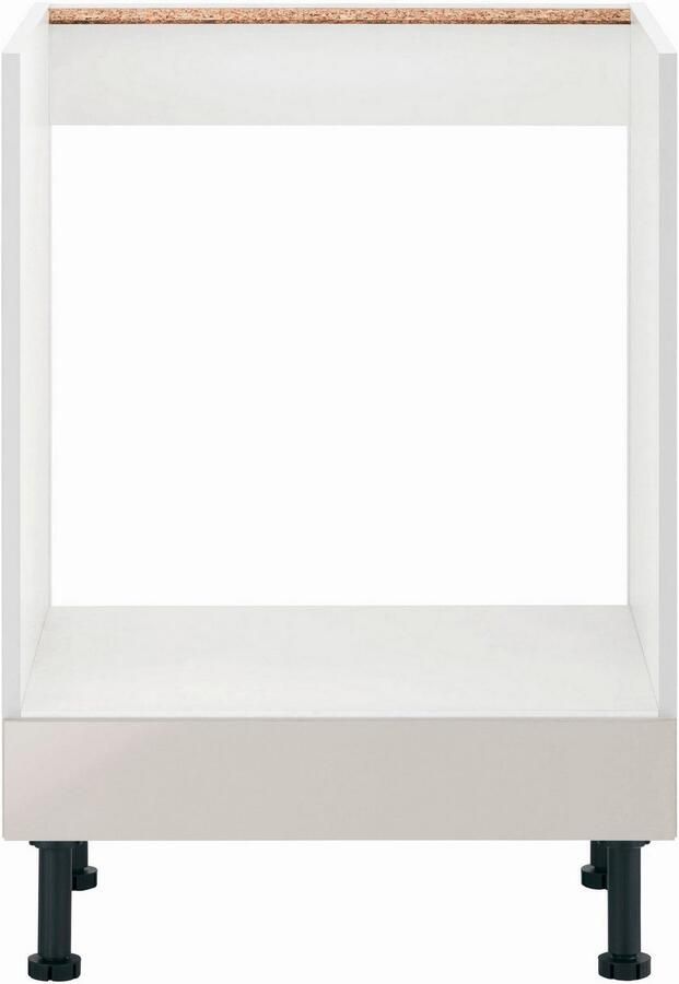 Wiho Küchen Ombouwkast voor oven Nisos 60 cm breed met verstelbare voeten zonder werkblad