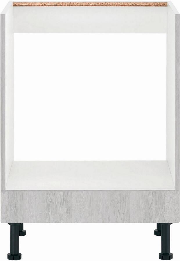 Wiho Küchen Ombouwkast voor oven Nisos 60 cm breed met verstelbare voeten zonder werkblad