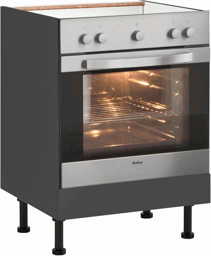 Wiho Küchen Ombouwkast voor oven Simi 60 cm breed met verstelbare voeten zonder werkblad - Foto 3