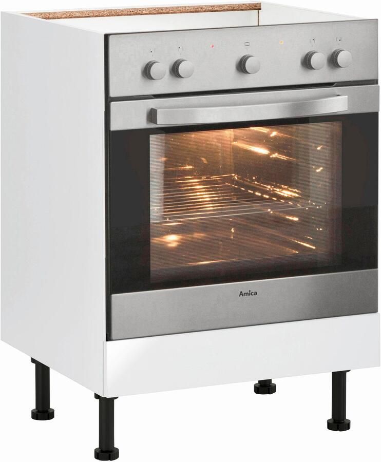 Wiho Küchen Ombouwkast voor oven Simi 60 cm breed met verstelbare voeten zonder werkblad - Foto 3