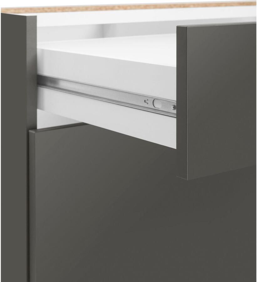 Wiho Küchen Onderkast Cali 100 cm breed zonder werkblad