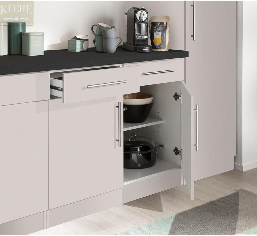 Wiho Küchen Onderkast Cali 100 cm breed zonder werkblad