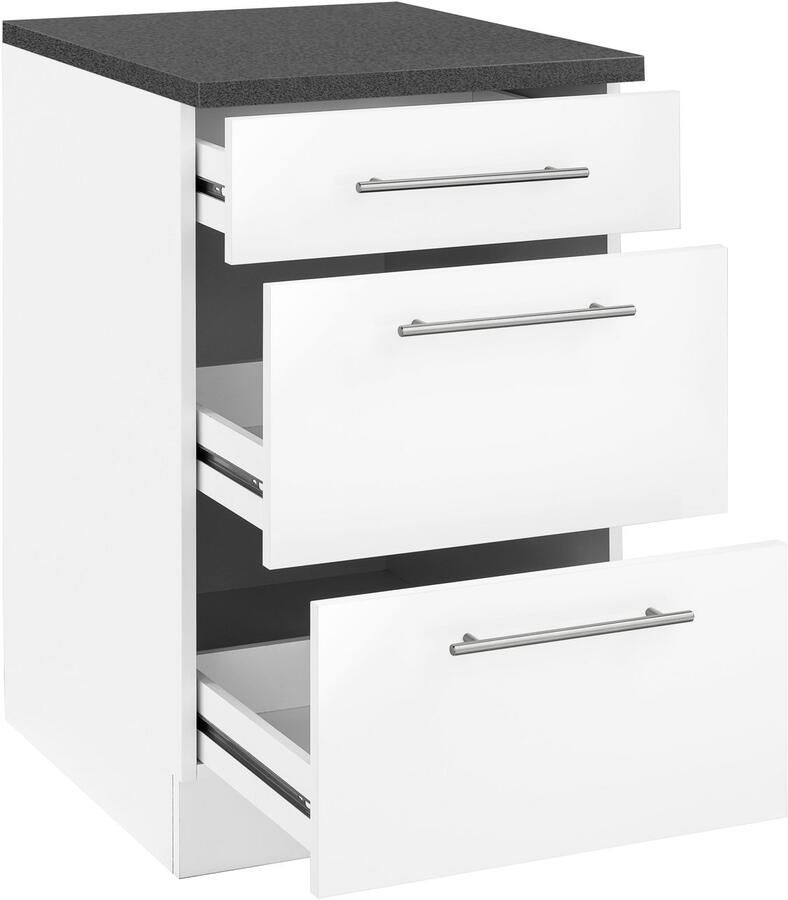 Wiho Küchen Onderkast Cali 50 cm breed met 2 grote laden - Foto 3