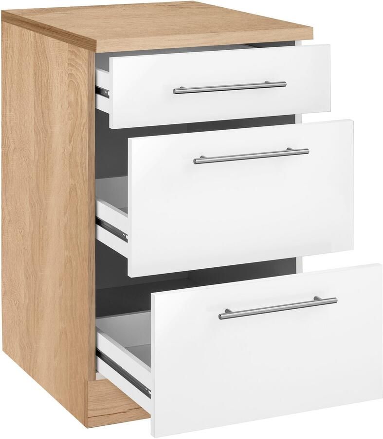 Wiho Küchen Onderkast Cali 50 cm breed met 2 grote laden - Foto 3