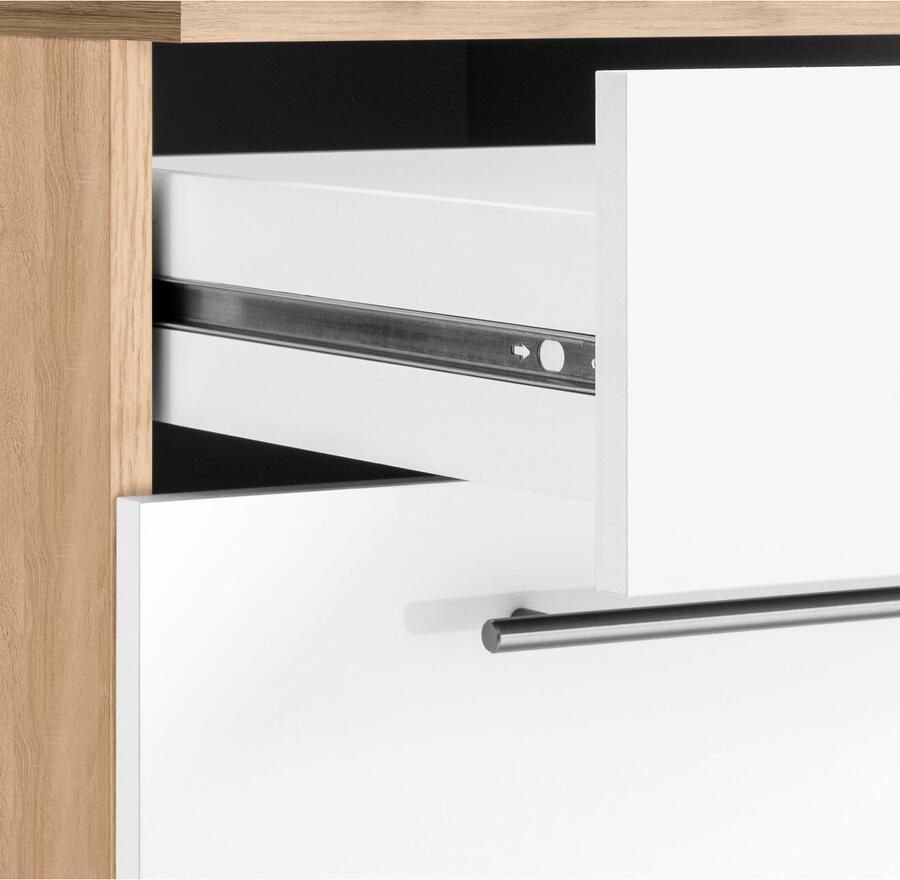 Wiho Küchen Onderkast Cali 50 cm breed met 2 grote laden