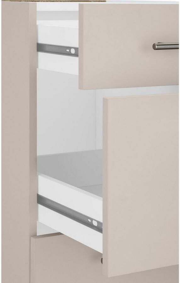 Wiho Küchen Onderkast Cali 50 cm breed met 2 grote laden zonder werkblad - Foto 4