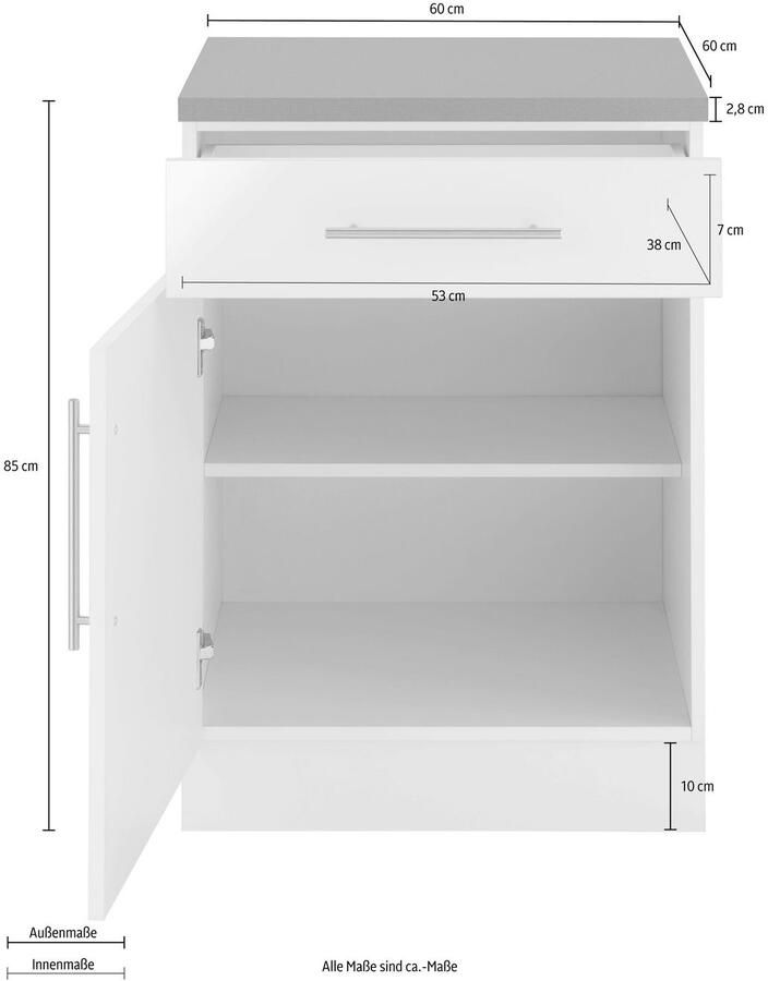 Wiho Küchen Onderkast Cali 60 cm breed - Foto 2