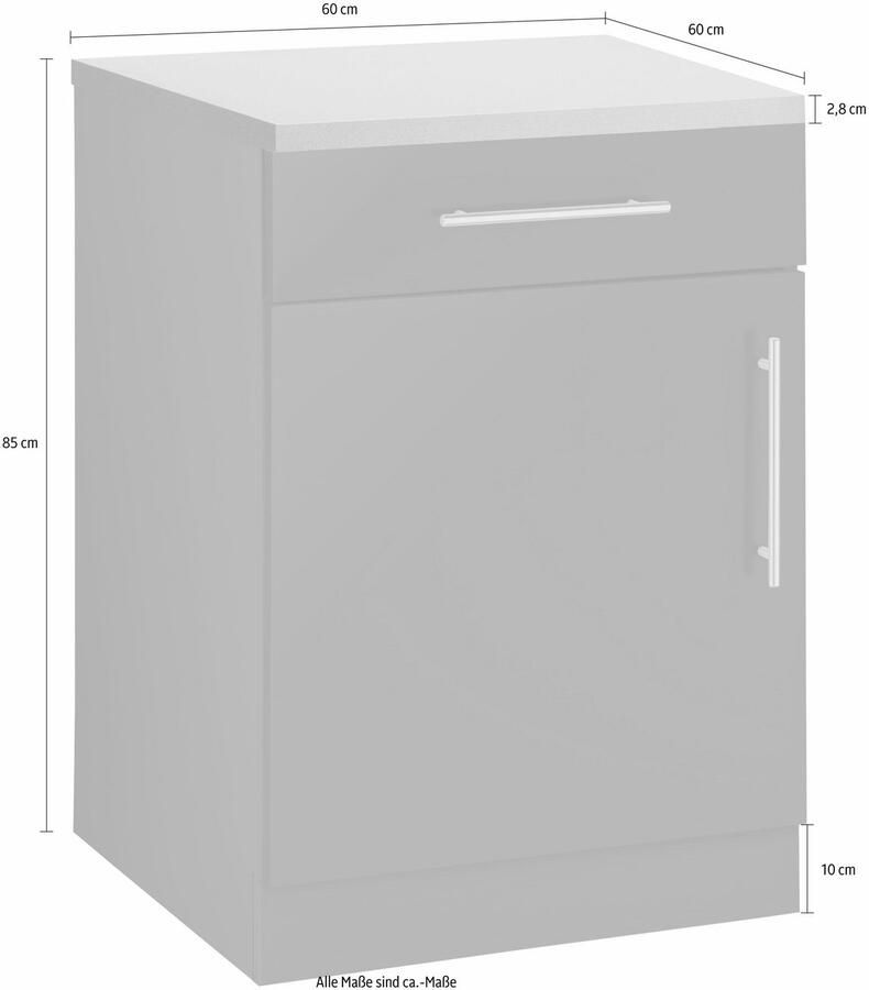 Wiho Küchen Onderkast Cali 60 cm breed
