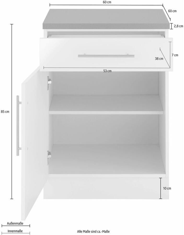 Wiho Küchen Onderkast Cali 60 cm breed - Foto 2