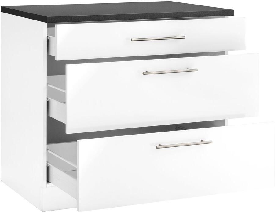 Wiho Küchen Onderkast Cali 90 cm breed met 2 grote laden - Foto 2