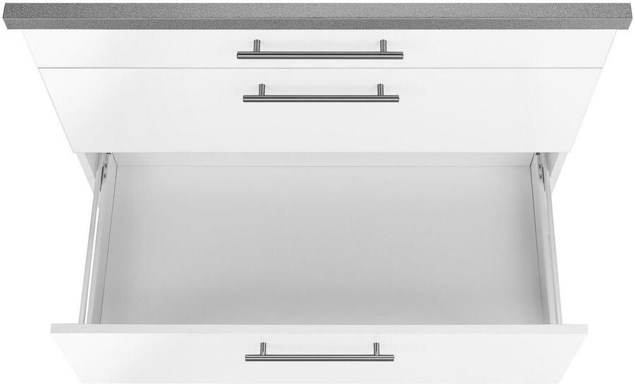 Wiho Küchen Onderkast Cali 90 cm breed met 2 grote laden - Foto 8