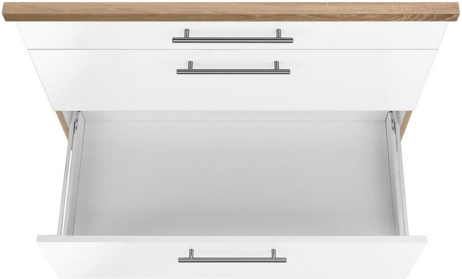 Wiho Küchen Onderkast Cali 90 cm breed met 2 grote laden - Foto 7