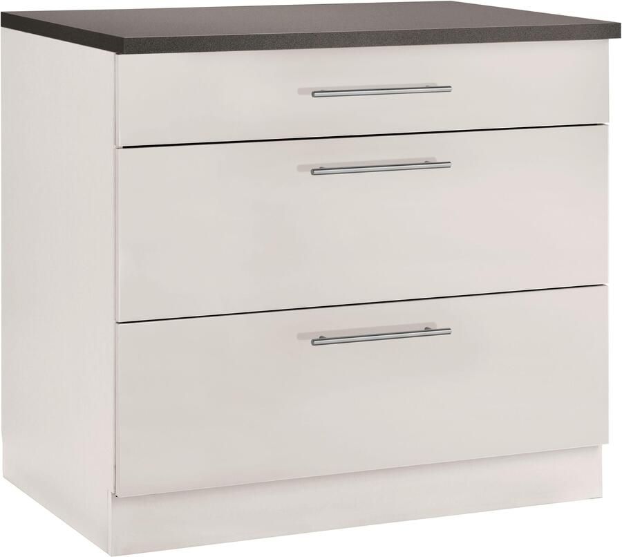 Wiho Küchen Onderkast Cali 90 cm breed met 2 grote laden - Foto 4