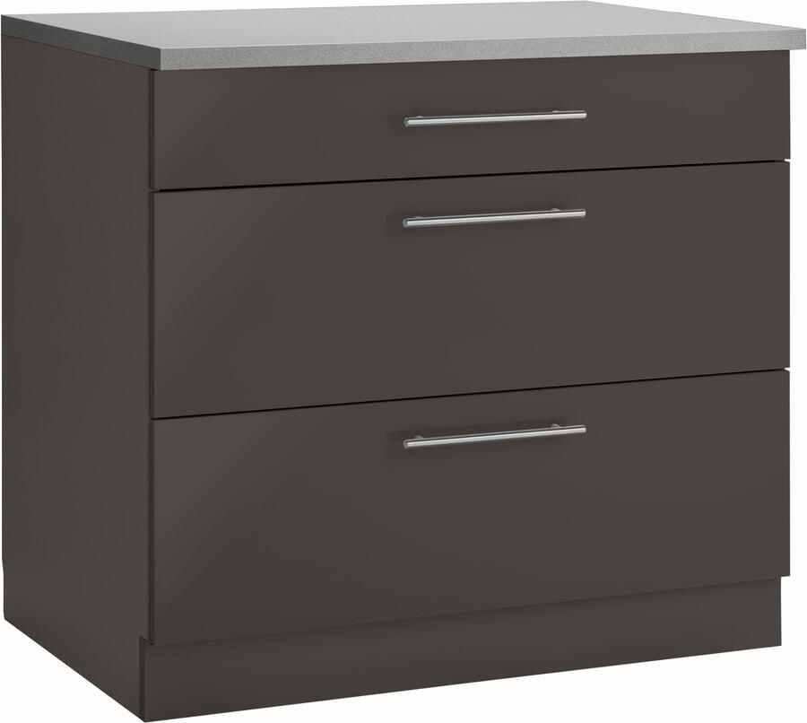 Wiho Küchen Onderkast Cali 90 cm breed met 2 grote laden - Foto 4