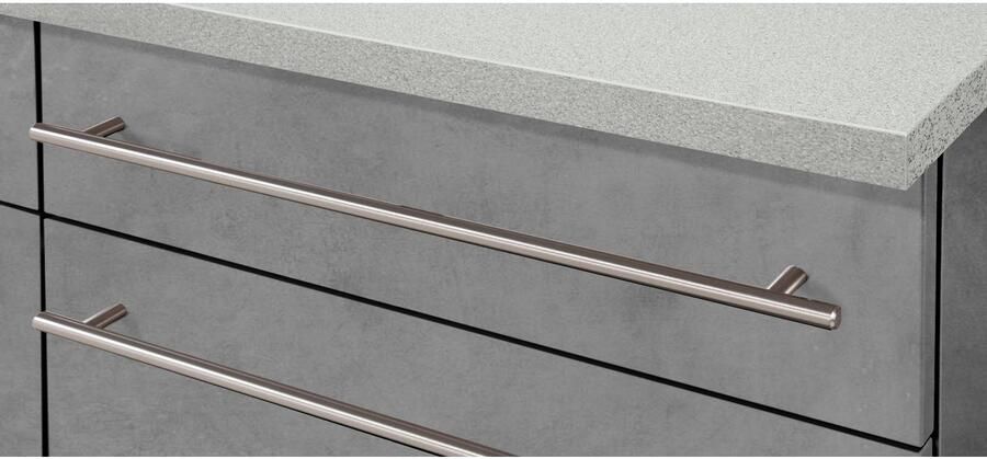 Wiho Küchen Onderkast Chicago 100 cm breed 2 laden en 2 deuren voor veel bergruimte - Foto 3