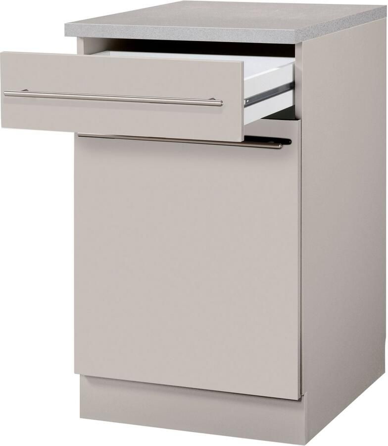 Wiho Küchen Onderkast Chicago 50 cm breed 1 lade en 1 deur