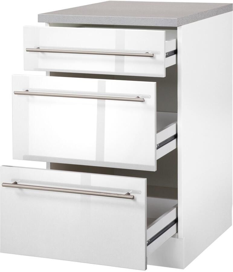 Wiho Küchen Onderkast Chicago 50 cm breed met 2 laden