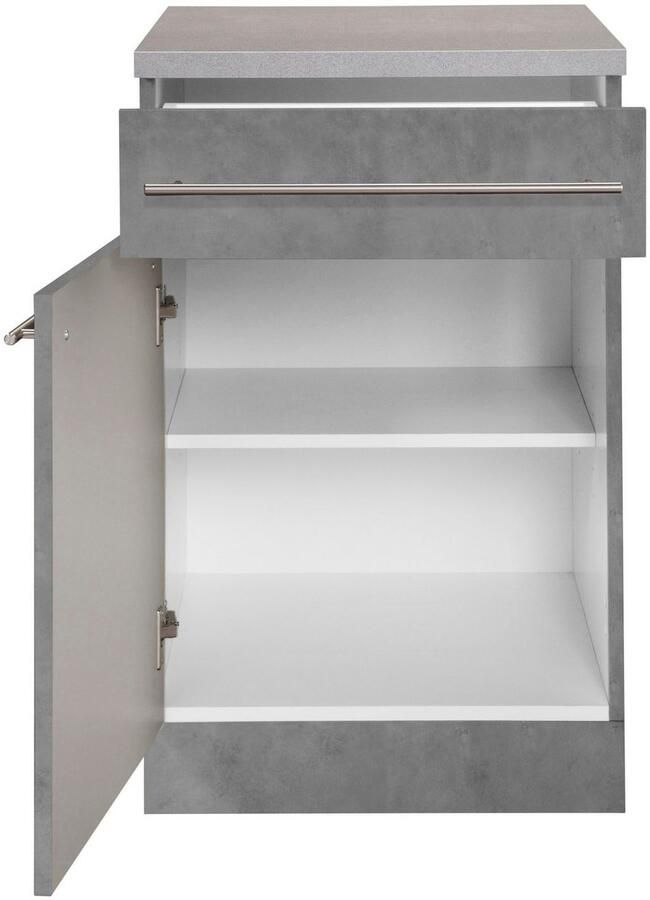 Wiho Küchen Onderkast Chicago 60 cm breed 1 lade en 1 deur - Foto 2