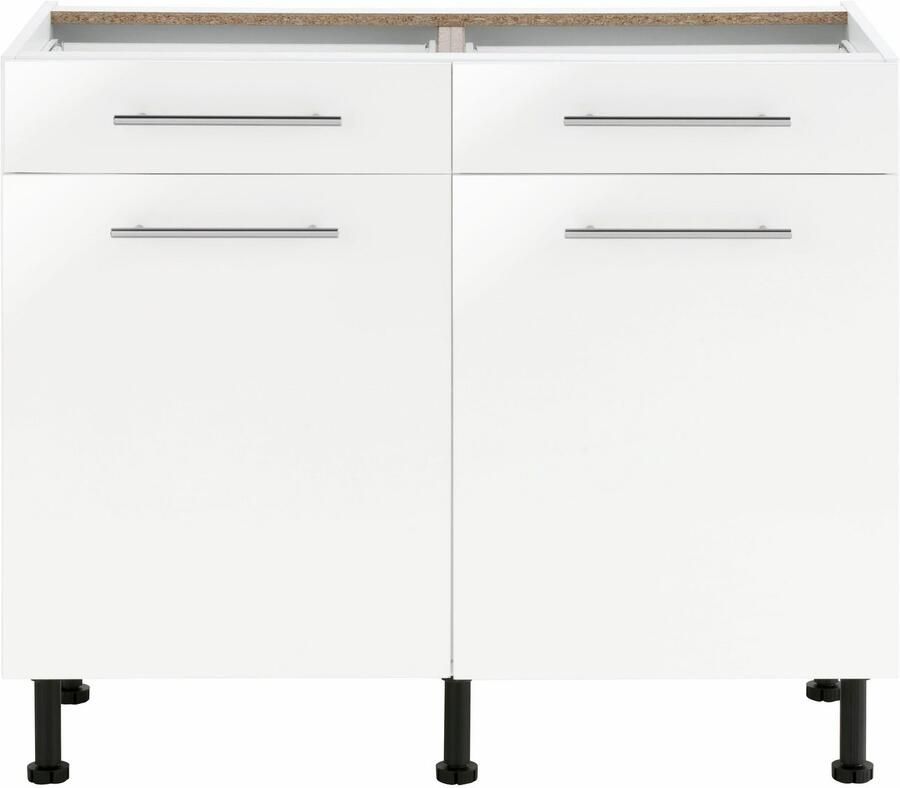 Wiho Küchen Onderkast Ela Breedte 100 cm in hoogte verstelbare poten - Foto 2