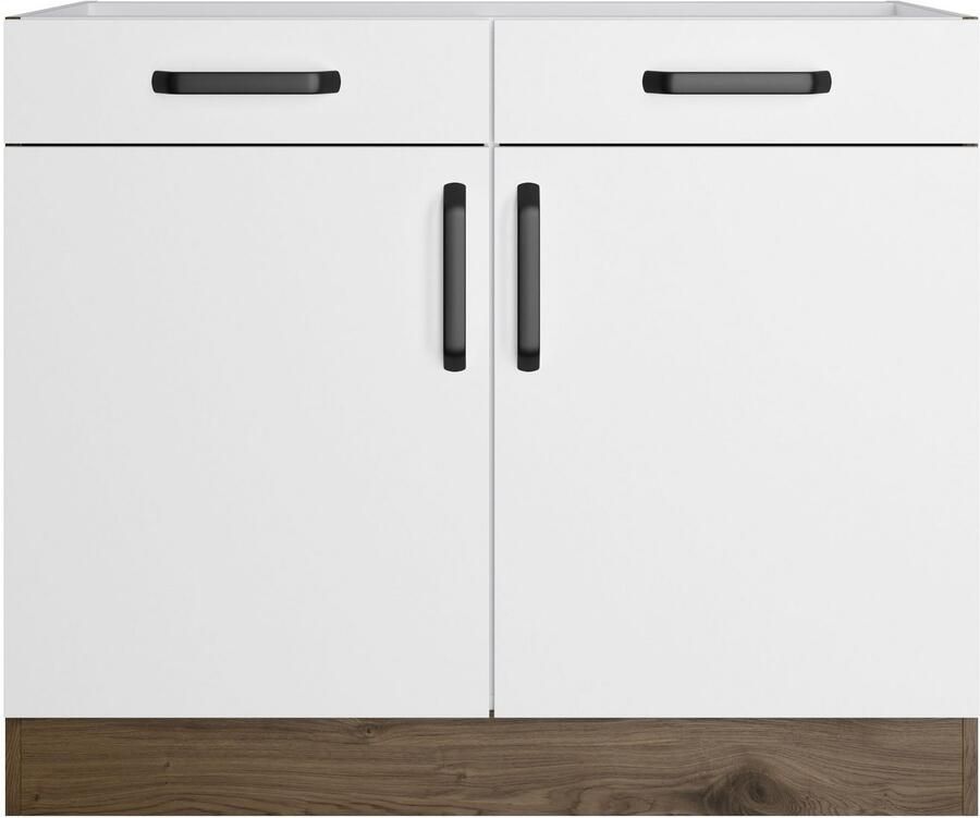 Wiho Küchen Onderkast Elba Breedte 100 cm