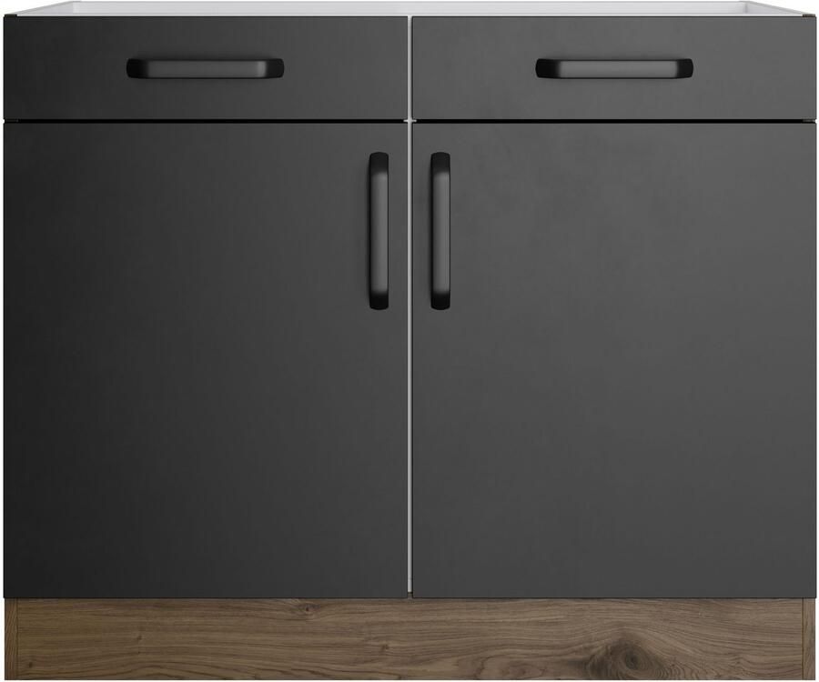 Wiho Küchen Onderkast Elba Breedte 100 cm