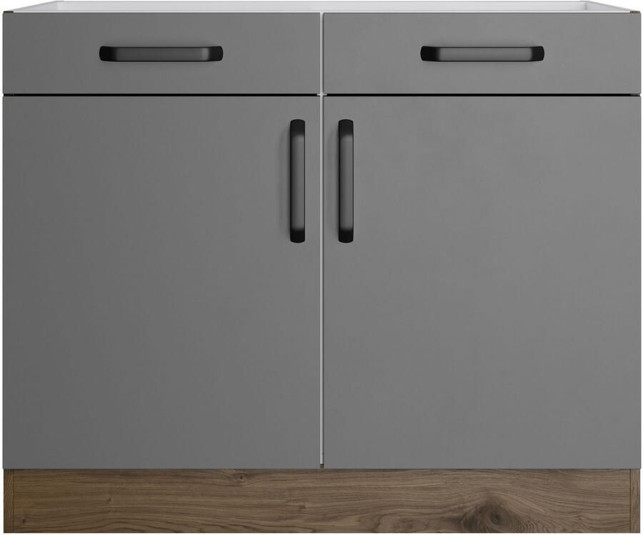 Wiho Küchen Onderkast Elba Breedte 100 cm