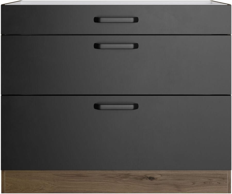 Wiho Küchen Onderkast Elba met twee uittrekken in de breedtes 90 en 100 cm - Foto 2