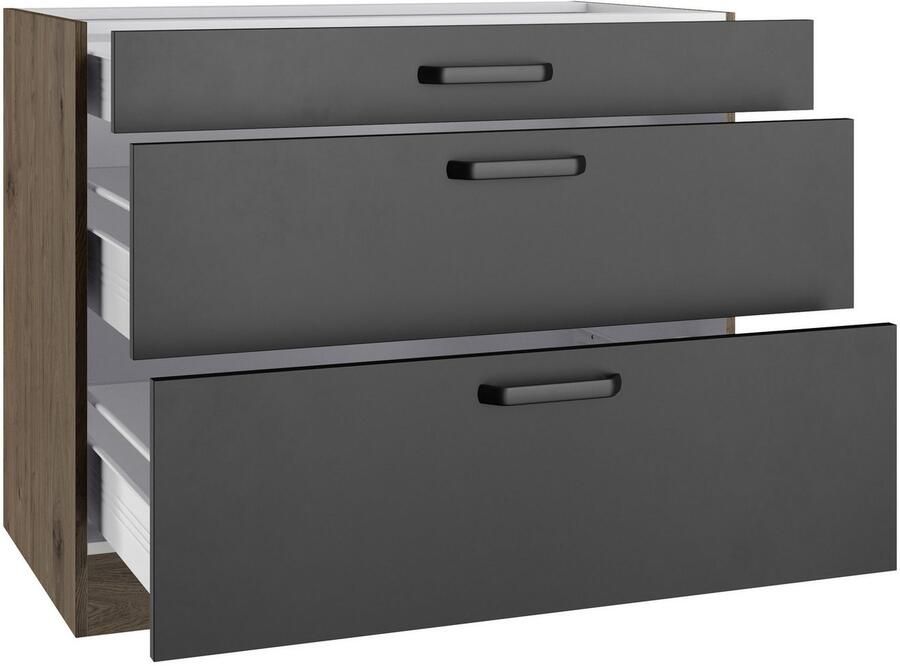 Wiho Küchen Onderkast Elba met twee uittrekken in de breedtes 90 en 100 cm - Foto 5