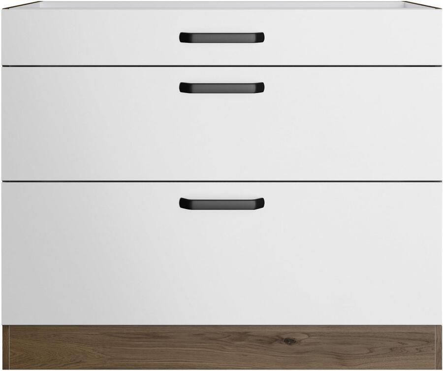 Wiho Küchen Onderkast Elba met twee uittrekken in de breedtes 90 en 100 cm - Foto 2