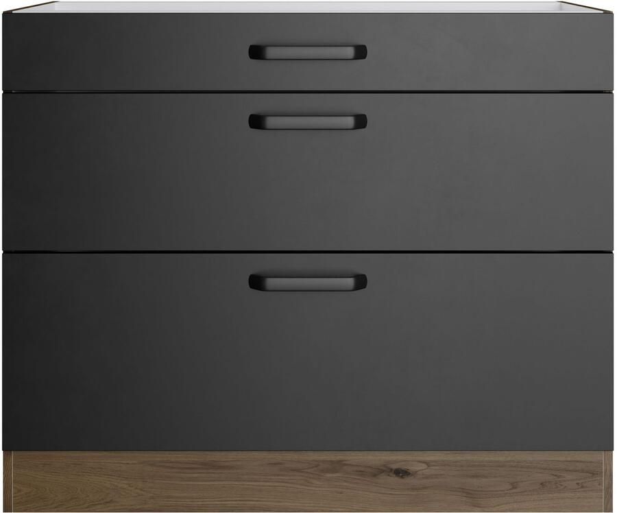 Wiho Küchen Onderkast Elba met twee uittrekken in de breedtes 90 en 100 cm - Foto 3