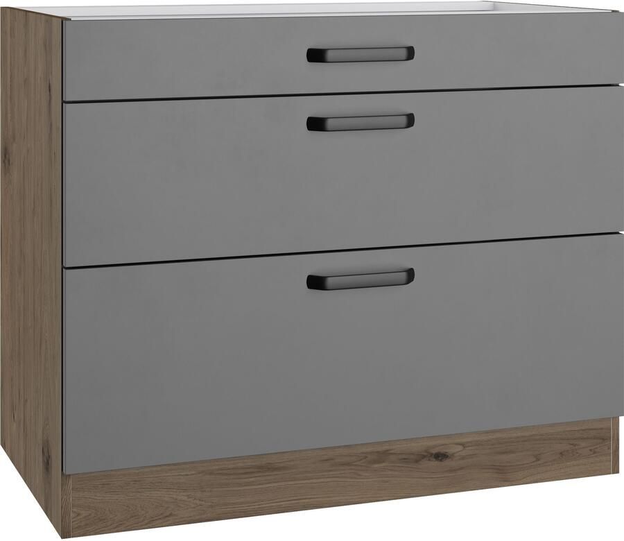 Wiho Küchen Onderkast Elba met twee uittrekken in de breedtes 90 en 100 cm - Foto 7