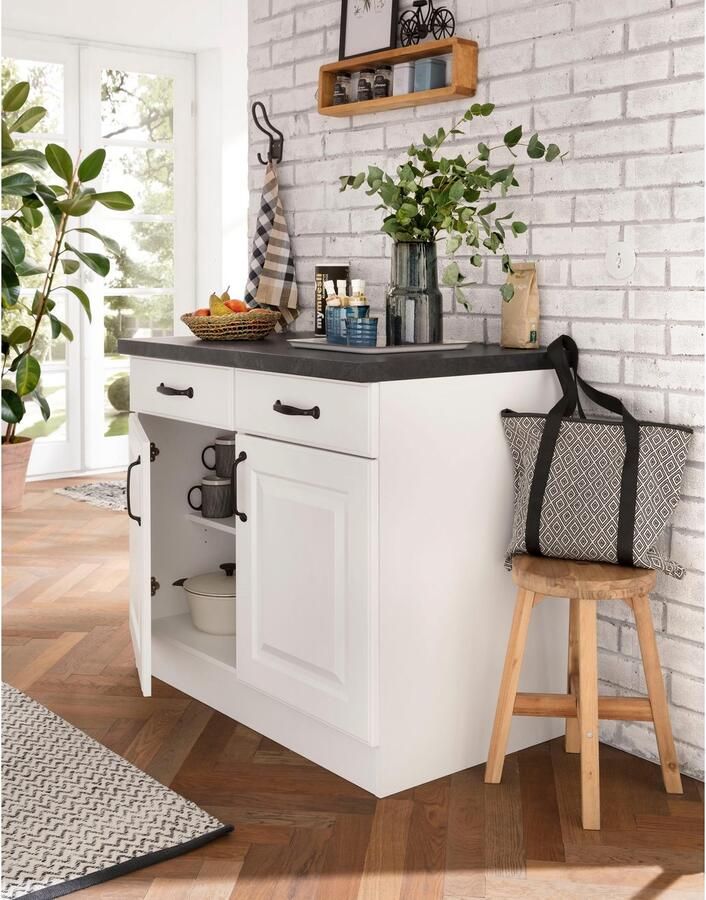 Wiho Küchen Onderkast Erla 100 cm breed met vakkenfront - Foto 4