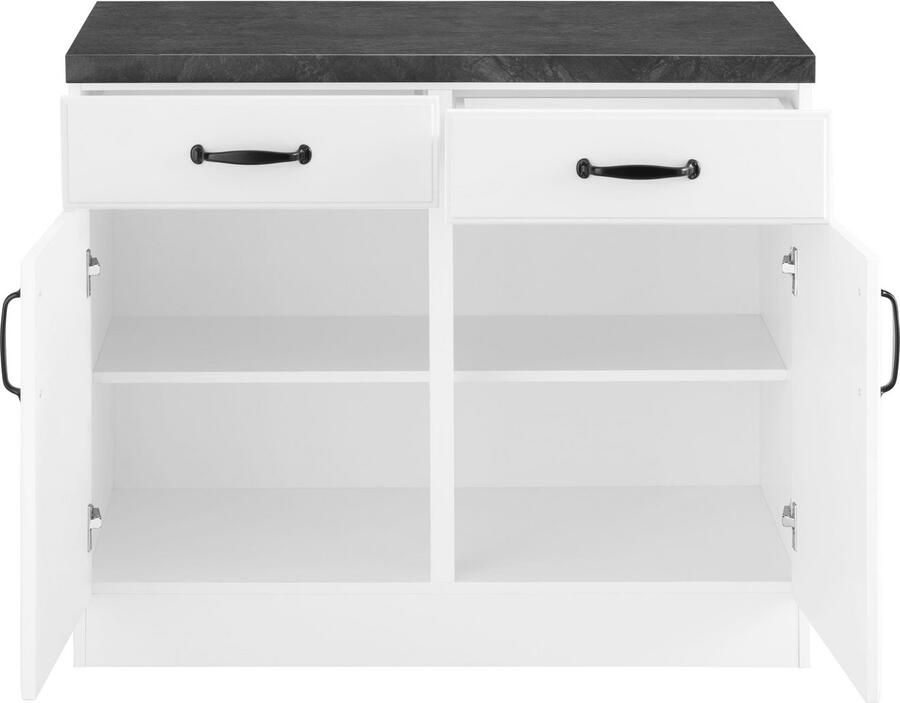 Wiho Küchen Onderkast Erla 100 cm breed met vakkenfront - Foto 4