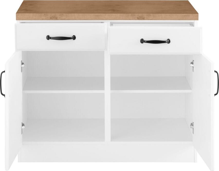 Wiho Küchen Onderkast Erla 100 cm breed met vakkenfront - Foto 4