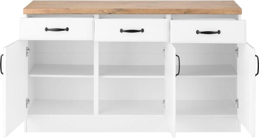 Wiho Küchen Onderkast Erla 150 cm breed met vakkenfront - Foto 6